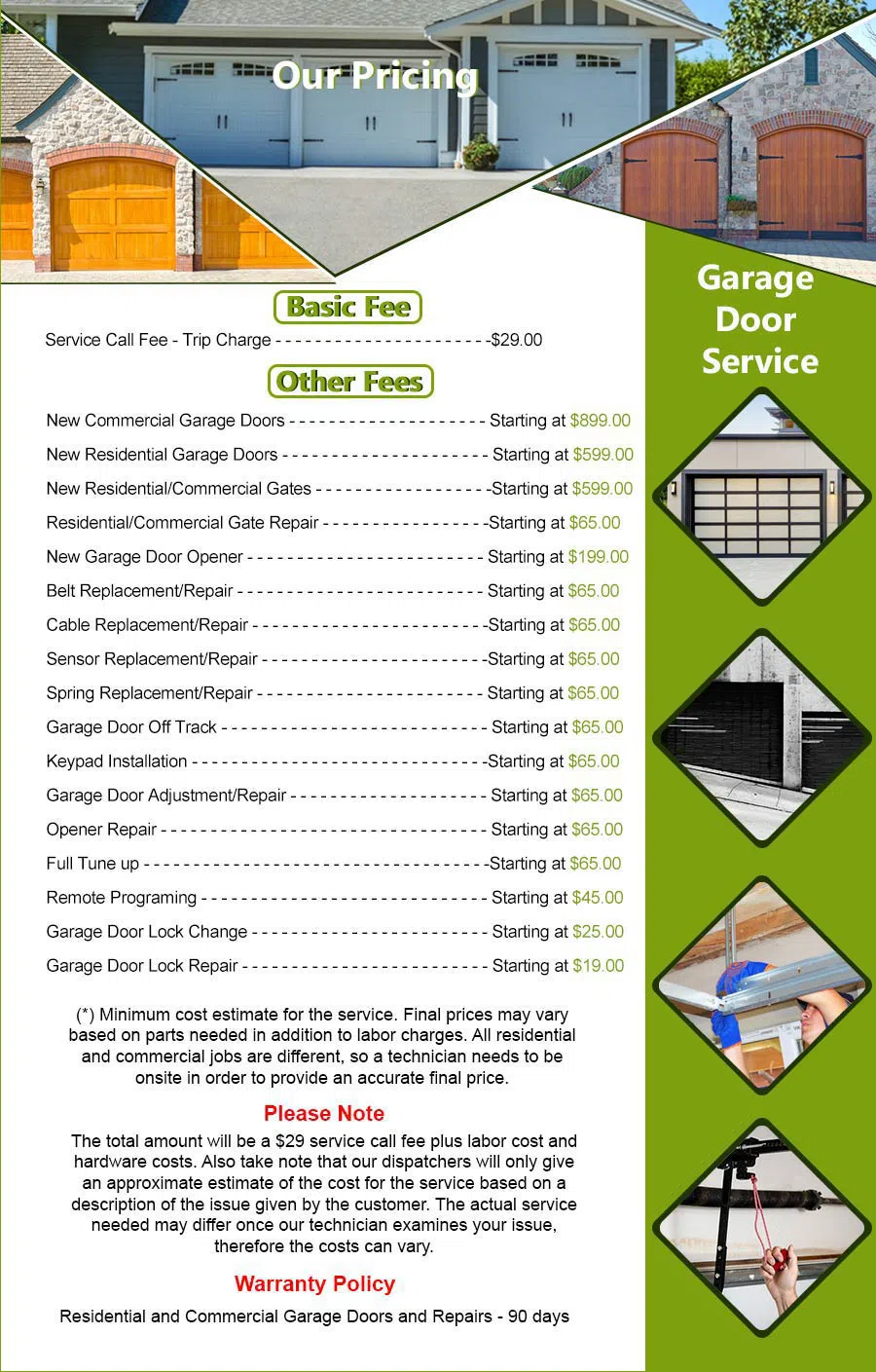 Interstate Garage Door Service El Cerrito, CA 510-256-5192